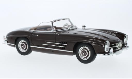 Mercedes 300 1/18 Minichamps SL Roadster (W198) rouge foncé 1957 modellautos