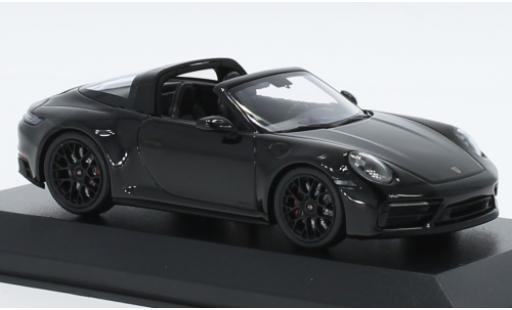 Porsche 992 Targa 1/18 Minichamps 911  4 GTS noire 2021 modellautos