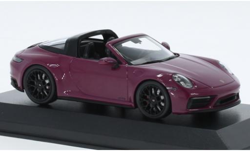 Porsche 992 Targa 1/43 Minichamps 911  4 GTS violett 2021 modellautos