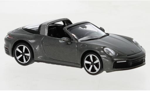 Modellautos Porsche 992 Targa 1/87 Minichamps 911  4 metallise vert 2020 Porsche 992 Targa 1/87 Minichamps 911  4 metallise vert 2020 modellautos