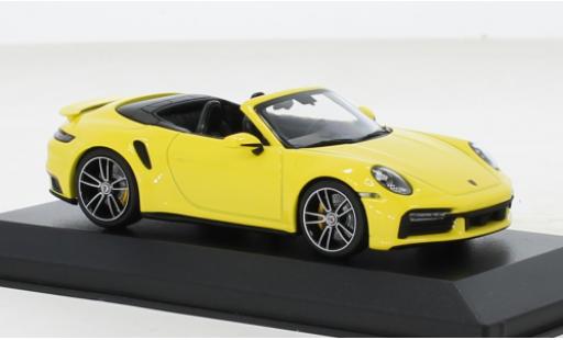 Modellautos Porsche 992 Turbo s 1/43 Minichamps 911  Turbo S Cabriolet gelb 2020 Porsche 992 Turbo s 1/43 Minichamps 911  Turbo S Cabriolet gelb 2020 modellautos