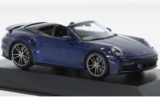 Modellautos Porsche 992 Turbo s 1/43 Minichamps 911  Turbo S cabriolet metallise bleu foncé 2020 Porsche 992 Turbo s 1/43 Minichamps 911  Turbo S cabriolet metallise bleu foncé 2020 modellautos