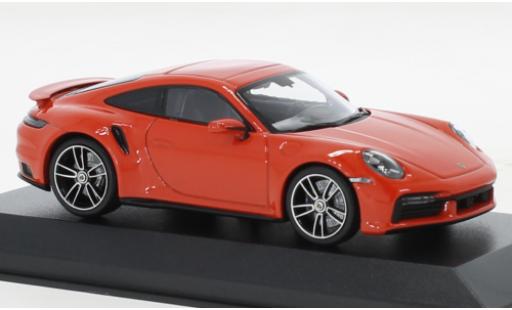 Modellautos Porsche 992 Turbo s 1/43 Minichamps 911  Turbo S orange 2020 Porsche 992 Turbo s 1/43 Minichamps 911  Turbo S orange 2020 modellautos