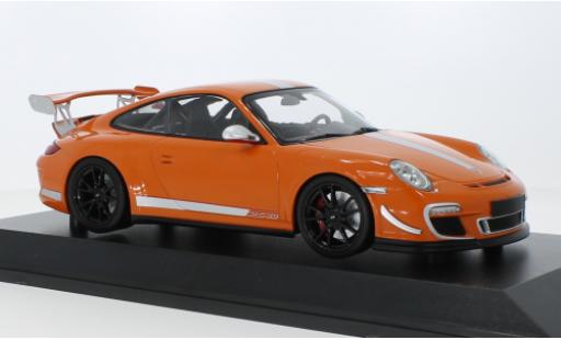 Porsche 997 GT3 RS 1/18 Minichamps 911 (.II) 4.0 orange/d 2011 modellautos