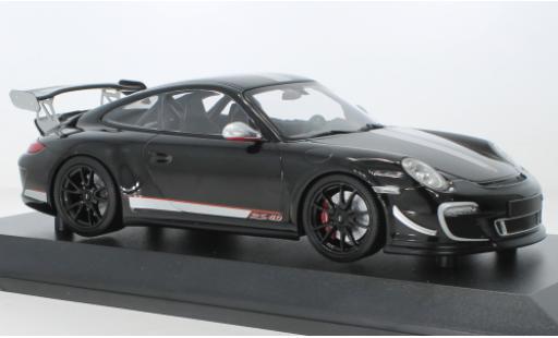 Porsche 991 GT3 RS 1/18 Minichamps 911 4.0 noire/metallise d 2011 modellautos