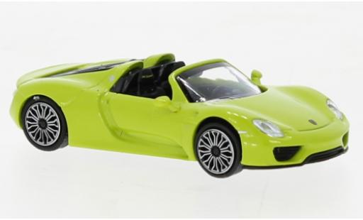 Modellautos Porsche 918 1/87 Minichamps Spyder grün 2013 Porsche 918 1/87 Minichamps Spyder grün 2013 modellautos