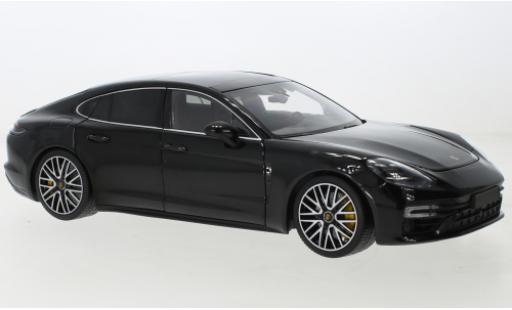 Porsche Panamera Turbo S 1/18 Minichamps metallise schwarz 2020 modellautos