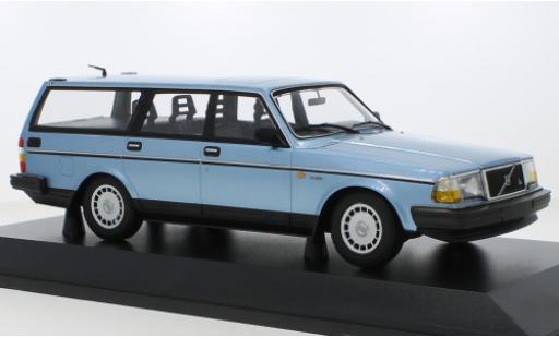 Volvo 240 1/18 Minichamps GL Break metallise bleu clair 1986 modellautos