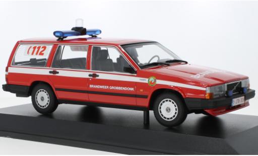 Volvo 740 1/18 Minichamps GL Break Brandweer Grobbendonk 1986 modellautos