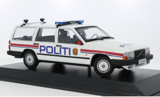 Volvo 740 1/18 Minichamps GL Break Politi (N) 1986 modellautos