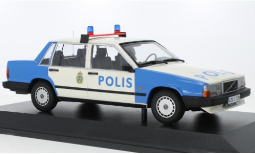 Volvo 740 1/18 Minichamps GL Polis (SE) 1986 modellautos
