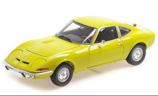 Opel GT 1/18 Minichamps gelb 1970 modellautos