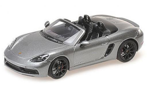 Modellautos Porsche Boxster 1/43 Minichamps 718 GTS 4.0 (982) mettalic grau 2020 Porsche Boxster 1/43 Minichamps 718 GTS 4.0 (982) mettalic grau 2020 modellautos