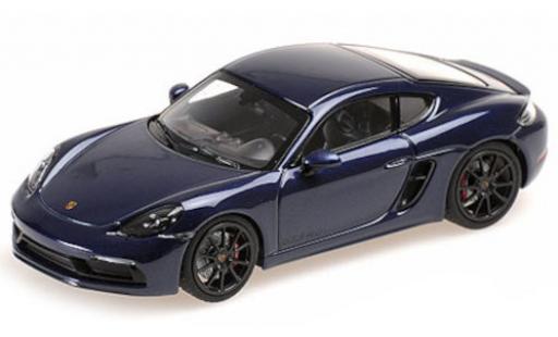 Modellautos Porsche Cayman GTS 1/43 Minichamps 718 GTS (982) mettalic blau 2020 Porsche Cayman GTS 1/43 Minichamps 718 GTS (982) mettalic blau 2020 modellautos