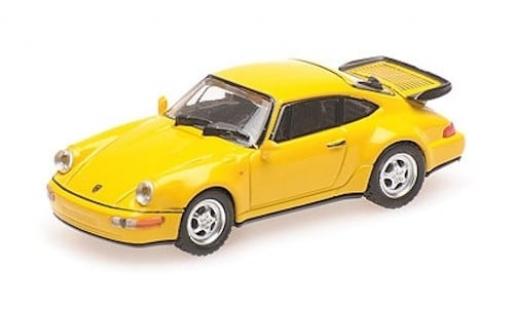 Porsche 964 Turbo 1/87 Minichamps 911  gelb 1990 1:87 modellautos