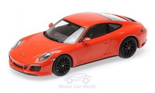 Modellautos Porsche 991 GTS 1/43 Minichamps 911 (.2) Carrera 4 GTS orange 2017 Porsche 991 GTS 1/43 Minichamps 911 (.2) Carrera 4 GTS orange 2017 modellautos
