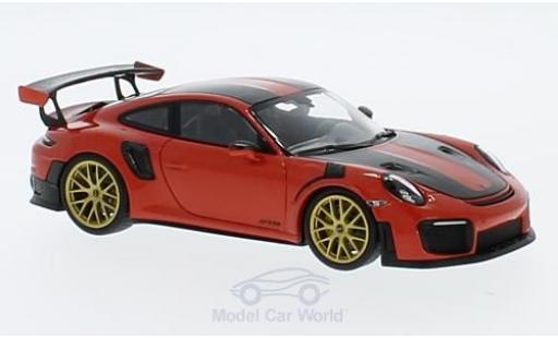 Modellautos Porsche 991 GT2 RS 1/43 Minichamps 911 (.2) GT2RS orange 2018 Weissach Package Porsche 991 GT2 RS 1/43 Minichamps 911 (.2) GT2RS orange 2018 Weissach Package modellautos