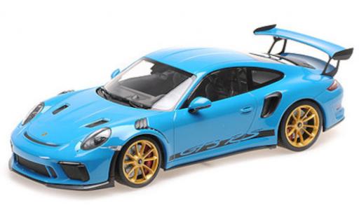 Modellautos Porsche 992 GT3 R 1/18 Minichamps 911 (991.2) GT3 RS blau 2019 mit Weissach Paket Porsche 992 GT3 R 1/18 Minichamps 911 (991.2) GT3 RS blau 2019 mit Weissach Paket modellautos