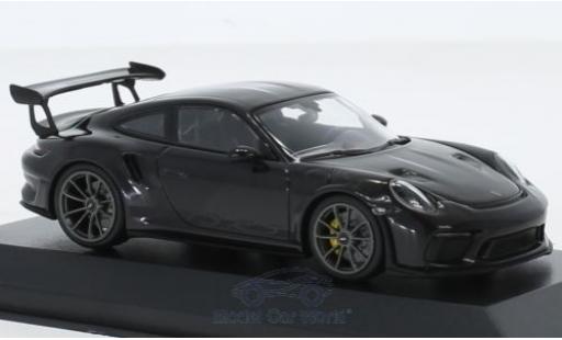 Modellautos Porsche 991 GT3 RS 1/43 Minichamps 911 (.2) GT3 RS schwarz 2018 Porsche 991 GT3 RS 1/43 Minichamps 911 (.2) GT3 RS schwarz 2018 modellautos