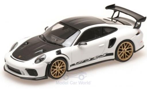 Modellautos Porsche 991 GT3 RS 1/43 Minichamps 911 (.2) GT3 RS weiss/carbon 2018 mit Weissach Paket Porsche 991 GT3 RS 1/43 Minichamps 911 (.2) GT3 RS weiss/carbon 2018 mit Weissach Paket modellautos