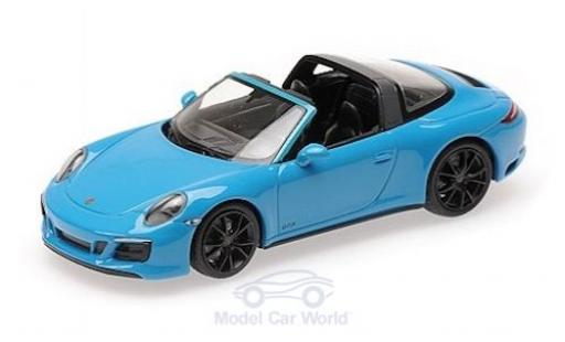 Modellautos Porsche 991 Targa 1/43 Minichamps 911 (.2) Targa 4 GTS blau 2016 Porsche 991 Targa 1/43 Minichamps 911 (.2) Targa 4 GTS blau 2016 modellautos