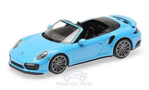 Modellautos Porsche 991 Turbo S 1/43 Minichamps 911 (.2) Turbo S Cabriolet blau 2016 Porsche 991 Turbo S 1/43 Minichamps 911 (.2) Turbo S Cabriolet blau 2016 modellautos