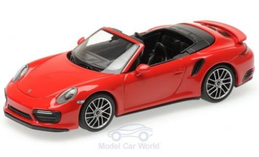 Modellautos Porsche 991 Turbo S 1/43 Minichamps 911 (.2) Turbo S Cabriolet rot 2016 Porsche 991 Turbo S 1/43 Minichamps 911 (.2) Turbo S Cabriolet rot 2016 modellautos