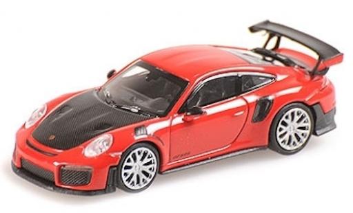 Modellautos Porsche 991 GT2 RS 1/87 Minichamps 911 () GT2 RS rot 2018 avec Carbon-Capot Porsche 991 GT2 RS 1/87 Minichamps 911 () GT2 RS rot 2018 avec Carbon-Capot modellautos