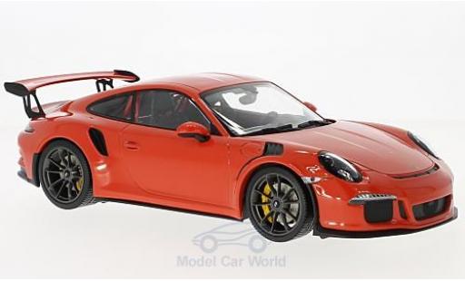Modellautos Porsche 991 GT3 RS 1/18 Minichamps 911 () GT3 RS orange 2015 Porsche 991 GT3 RS 1/18 Minichamps 911 () GT3 RS orange 2015 modellautos