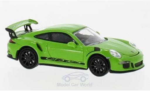 Modellautos Porsche 991 GT3 RS 1/87 Minichamps 911 () GT3 RS grün/schwarz 2013 Porsche 991 GT3 RS 1/87 Minichamps 911 () GT3 RS grün/schwarz 2013 modellautos