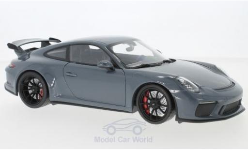 Modellautos Porsche 991 GT3 1/18 Minichamps 911 ( II) GT3 mettalic grau 2017 Porsche 991 GT3 1/18 Minichamps 911 ( II) GT3 mettalic grau 2017 modellautos