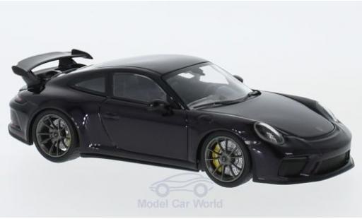 Modellautos Porsche 991 GT3 1/43 Minichamps 911 ( II) GT3 mettalic violett 2017 Porsche 991 GT3 1/43 Minichamps 911 ( II) GT3 mettalic violett 2017 modellautos