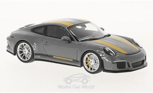 Modellautos Porsche 991 R 1/43 Minichamps 911 () R grau/gelb 2016 Porsche 991 R 1/43 Minichamps 911 () R grau/gelb 2016 modellautos