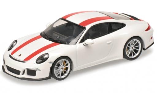 Modellautos Porsche 991 R 1/12 Minichamps 911 () R weiss/rot 2016 Porsche 991 R 1/12 Minichamps 911 () R weiss/rot 2016 modellautos