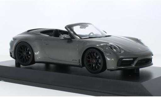 Modellautos Porsche 992 GTS 1/18 Minichamps 911  Carrera 4 Cabriolet metallise grau 2020 1:18 Porsche 992 GTS 1/18 Minichamps 911  Carrera 4 Cabriolet metallise grau 2020 1:18 modellautos