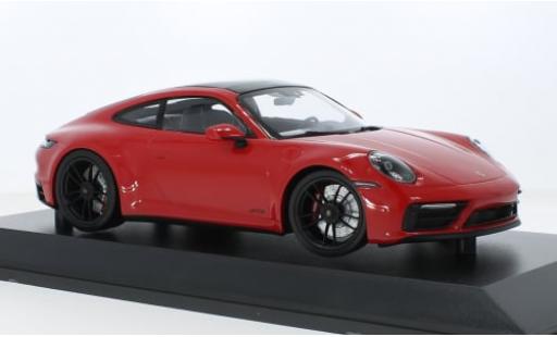 Porsche 992 GTS 1/18 Minichamps 911  Carrera 4 rot 2020 1:18 modellautos