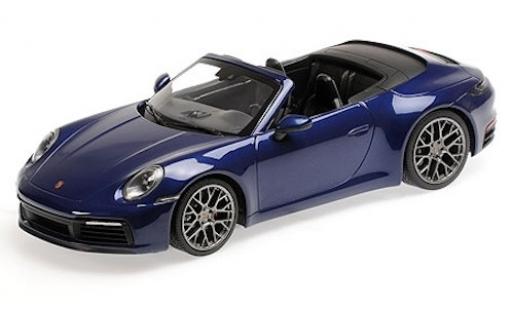 Modellautos Porsche 992 4S 1/18 Minichamps 911 () Carrera 4S Cabriolet mettalic blau 2019 Porsche 992 4S 1/18 Minichamps 911 () Carrera 4S Cabriolet mettalic blau 2019 modellautos