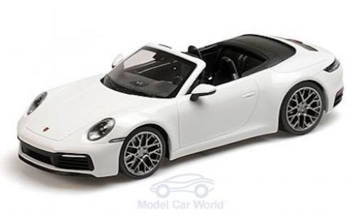 Modellautos Porsche 992 4S 1/18 Minichamps 911 () Carrera 4S Cabriolet weiss 2019 Porsche 992 4S 1/18 Minichamps 911 () Carrera 4S Cabriolet weiss 2019 modellautos