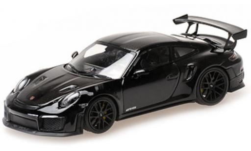 Modellautos Porsche 991 GT2 RS 1/43 Minichamps 911 GT2 RS (.2) schwarz/carbon 2018 Weissachpaket avec noire jantes Porsche 991 GT2 RS 1/43 Minichamps 911 GT2 RS (.2) schwarz/carbon 2018 Weissachpaket avec noire jantes modellautos