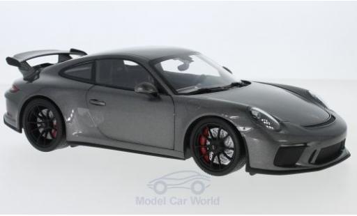 Modellautos Porsche 991 GT3 1/18 Minichamps 911 GT3 mettalic grau 2017 Porsche 991 GT3 1/18 Minichamps 911 GT3 mettalic grau 2017 modellautos