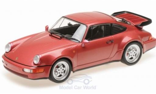 Modellautos Porsche 964 Turbo 1/18 Minichamps 911 Turbo () mettalic rot 1990 Porsche 964 Turbo 1/18 Minichamps 911 Turbo () mettalic rot 1990 modellautos