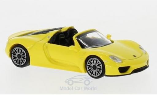Modellautos Porsche 918 1/87 Minichamps Spyder gelb 2015 Porsche 918 1/87 Minichamps Spyder gelb 2015 modellautos