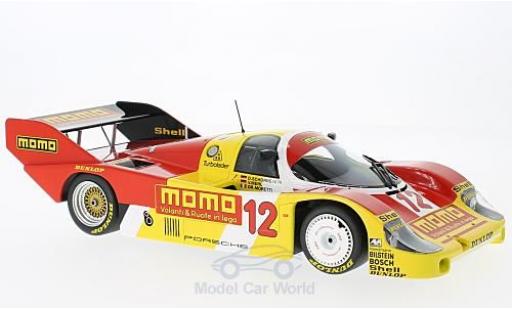 Modellautos Porsche 956 1983 1/18 Minichamps K No.12 Dieter Schornstein Racing Team Momo 1000 km Mugello 1983 V.Merl/G.Moretti/D.Schornstein Porsche 956 1983 1/18 Minichamps K No.12 Dieter Schornstein Racing Team Momo 1000 km Mugello 1983 V.Merl/G.Moretti/D.Schornstein modellautos