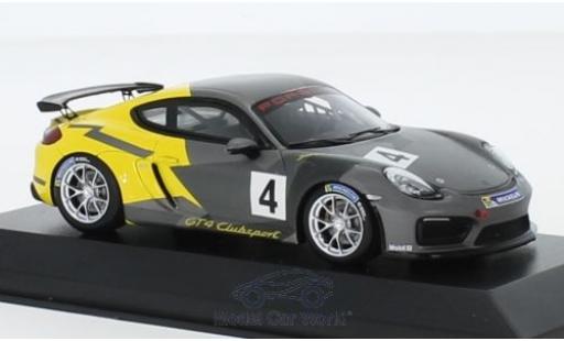 Modellautos Porsche Cayman GT4 Clubsport 1/43 Minichamps GT4 Clubsport No.4 2016 Testcar Weissach Porsche Cayman GT4 Clubsport 1/43 Minichamps GT4 Clubsport No.4 2016 Testcar Weissach modellautos