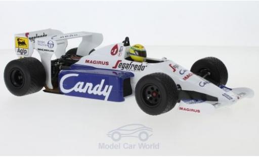 Modellautos Toleman HART 1/18 Minichamps Hart TG184 No.19 Candy Formel 1 GP Monaco 1984 A.Senna Toleman HART 1/18 Minichamps Hart TG184 No.19 Candy Formel 1 GP Monaco 1984 A.Senna modellautos