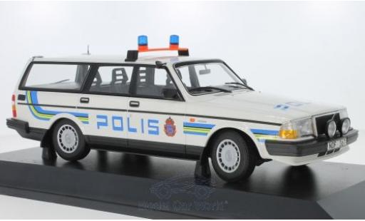Modellautos Volvo 240 1/18 Minichamps GL Break Polis Sweden 1986 Volvo 240 1/18 Minichamps GL Break Polis Sweden 1986 modellautos