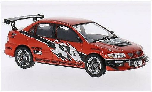 Mitsubishi Lancer Evolution IX 1/43 Greenlight rot/Dekor 2006 modellautos