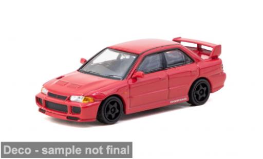 Modellautos Mitsubishi Lancer GSR Evolution III rot 1995 1/64 Tarmac Works