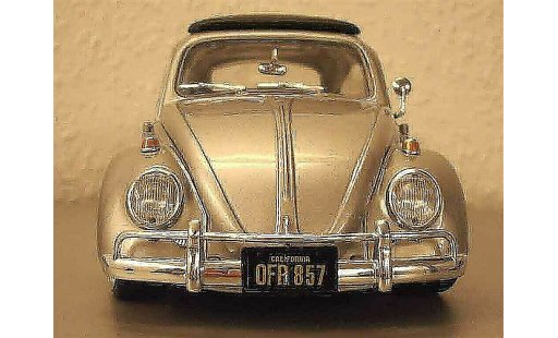 Volkswagen Kafer Base 1/18 Burago coxinelle grau jantes bords larges modellautos