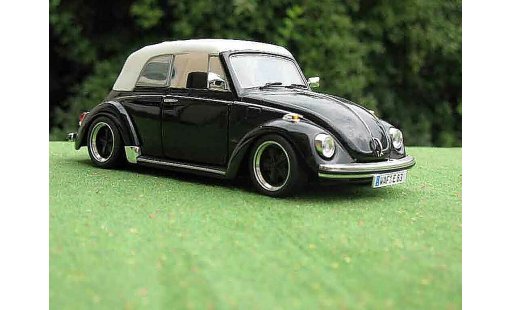 Volkswagen Kafer Base 1/18 Solido Coccinelle Cabriolet schwarz jantes fuchs modellautos